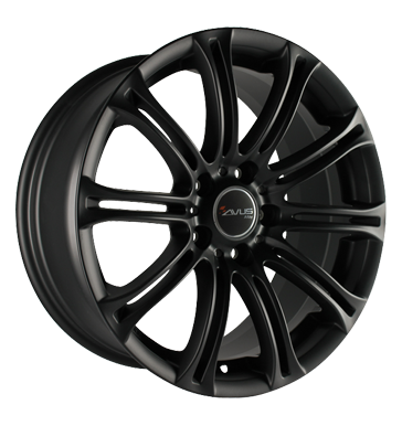 pneumatiky - 8.5x19 5x120 ET20 Avus AC-MB1 schwarz matt black Quad Rfky / Alu Chiptuning + Motor Tuning Artec trziste