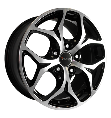 pneumatiky - 9x20 5x112 ET45 Avus AC-MB2 schwarz black polished Irmscher Rfky / Alu STIL AUTO cel rok disky