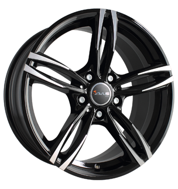 pneumatiky - 7.5x17 5x120 ET37 Avus AC-MB3 schwarz black polished bezpecnostn vesty Rfky / Alu UNION neprirazen kategorie produktu pneus