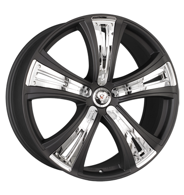 pneumatiky - 9x20 5x112 ET45 Axxion Diva schwarz schwarz matt deko sport chrom Chiptuning + Motor Tuning Rfky / Alu Motocykly a motocyklov dly GS-Wheels Autodlna