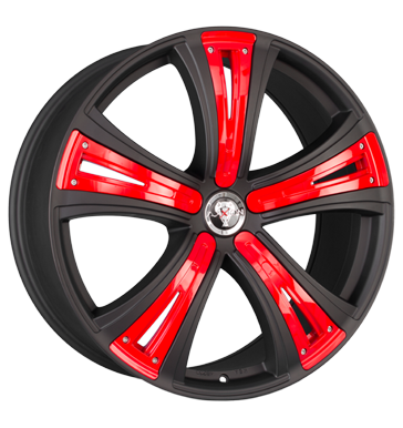 pneumatiky - 8x18 5x120 ET35 Axxion Diva schwarz schwarz matt deko sport rot Prizpusoben & Performance Rfky / Alu zpad Axxium pneu b2b