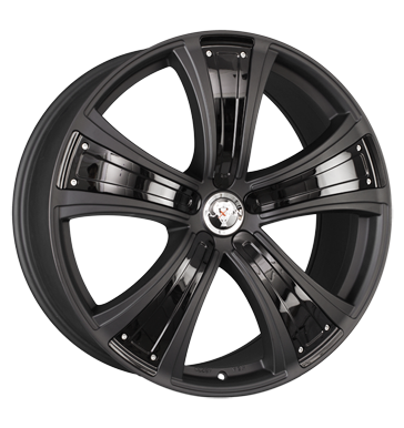 pneumatiky - 8.5x19 5x120 ET45 Axxion Diva schwarz schwarz matt deko elegance schwarz zesilovac Rfky / Alu Opel zpad Predaj pneumatk