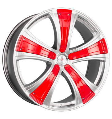 pneumatiky - 8x18 5x114.3 ET40 Axxion Diva chrom chromsilber deko elegance rot Tricka Rfky / Alu FOSAB Offroad letn Autoprodejce