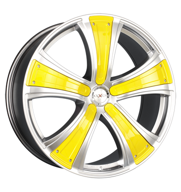 pneumatiky - 8x18 5x114.3 ET40 Axxion Diva chrom chromsilber deko elegance gelb Chrome Parts Rfky / Alu Zesilovac Prslusenstv tazn zarzen b2b pneu