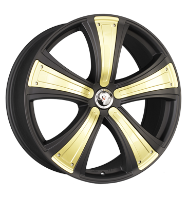 pneumatiky - 8.5x19 5x112 ET50 Axxion Diva schwarz schwarz matt deko elegance gold ventil cepice Rfky / Alu nepromokav odev Pridat Felgenschloss Velkoobchod