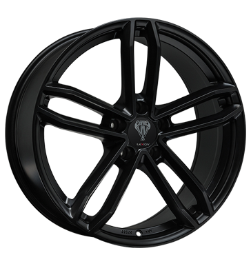 pneumatiky - 9x20 5x120 ET35 Axxion Rage schwarz schwarz matt lackiert Alustar Rfky / Alu chlapec Letn Total kola ALU pneus