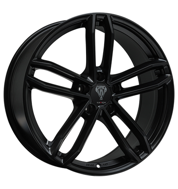 pneumatiky - 8x18 5x112 ET35 Axxion Rage schwarz schwarz matt lackiert Samolepka + filmy Rfky / Alu Offroad lto od 17,5 