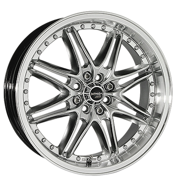 pneumatiky - 7x17 4x108 ET35 Barracuda Cristal silber Champagne-Silver randpoliert monitory Rfky / Alu Speedline rfky Predaj pneumatk