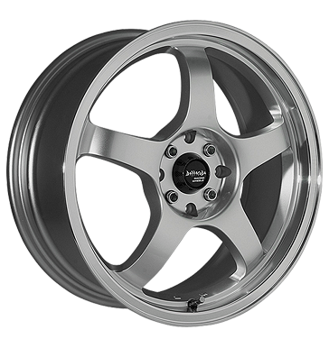 pneumatiky - 8x18 4x108 ET38 Barracuda Cuda GT4 silber silver Ronal Rfky / Alu rukavice BAY Kola pneu