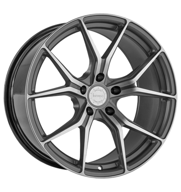 pneumatiky - 8.5x20 5x114.3 ET35 Barracuda Inferno grau / anthrazit Higloss-Gunmetal-Polished CARLSSON Rfky / Alu Auto-Tuning + styling magma pneus