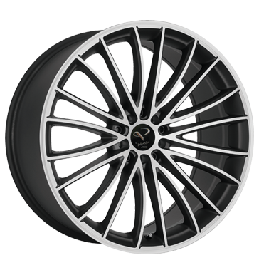 pneumatiky - 8.5x20 5x120 ET35 Barracuda Le Mans schwarz matt black polished Baro Rfky / Alu zesilovac sportovn KOLA Autodlna