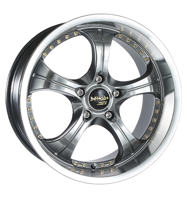 pneumatiky - 9.5x19 5x120 ET40 Barracuda Superfast schwarz hyper black silber vfuk Rfky / Alu GS-Wheels monitory trhovisko