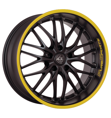 pneumatiky - 8x17 5x114.3 ET40 Barracuda Voltec T6 silber Pure Sports mit gelbem Ring Diablo Rfky / Alu AUTEC motor trhovisko