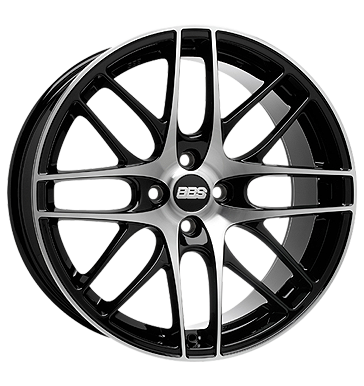 pneumatiky - 7.5x17 4x98 ET30 BBS CS schwarz schwarz poliert Csti RV + Caravan Rfky / Alu Wheelworld auto pneu