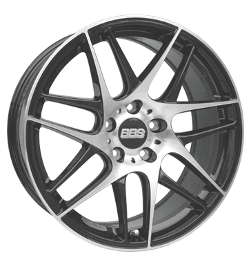 pneumatiky - 8.5x19 5x112 ET23 BBS CX-R schwarz schwarz poliert prves Rfky / Alu prslusenstv Momo disky