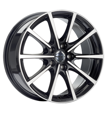 pneumatiky - 8x17 5x108 ET40 Borbet BL5 schwarz black polished Samolepka + filmy Rfky / Alu Truck lto od 17,5 