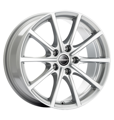 pneumatiky - 8x17 5x115 ET40 Borbet BL5 silber brillant silver baterie Rfky / Alu Offroad cel rok zvodn auto Velkoobchod