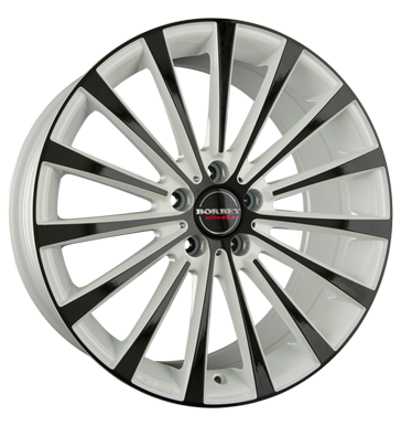 pneumatiky - 8.5x19 5x112 ET45 Borbet BLX mehrfarbig white black glossy AUDI Rfky / Alu INDIVIDUAL Csti Quad Velkoobchod