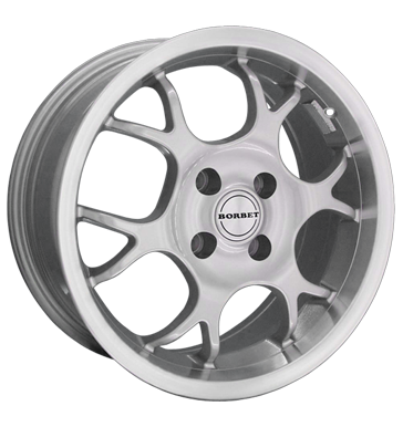 pneumatiky - 7x15 4x108 ET35 Borbet BS silber kristallsilber hornpol. zemn prce Rfky / Alu Sportovn vfuky Offroad lto od 17,5 