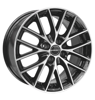 pneumatiky - 6.5x15 4x98 ET33 Borbet BS4 schwarz black polished Auto-Tuning + styling Rfky / Alu AZEV Lackierwerkzeuge pneu b2b