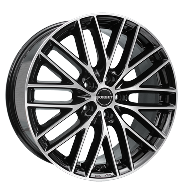 pneumatiky - 7.5x17 5x114.3 ET40 Borbet BS5 schwarz black polished Barracuda Rfky / Alu GS-Wheels Stacker jerb Online Autodlna