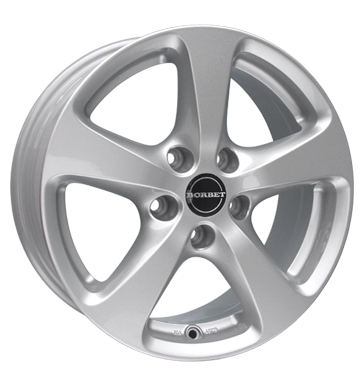 pneumatiky - 8.5x18 5x114.3 ET40 Borbet CC silber crystal silver Lehk nkladn auto Winter od 17,5 