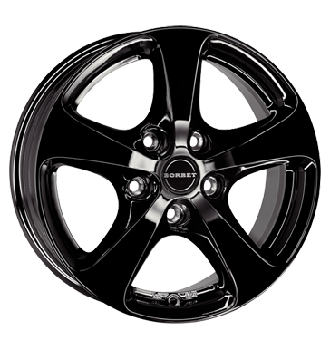 pneumatiky - 7x17 5x120 ET50 Borbet CC schwarz black glossy autokosmetiky Rfky / Alu prslusenstv prumyslov pneumatiky b2b pneu