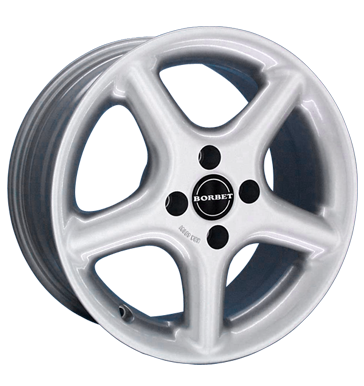 pneumatiky - 7x15 4x100 ET35 Borbet CF silber kristallsilber Leichtkraftrad dly Rfky / Alu autokosmetiky Offroad cel rok od 17,5 