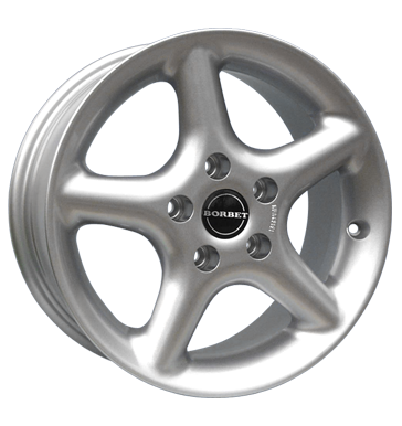 pneumatiky - 7.5x16 5x120 ET20 Borbet CF silber kristallsilber automobilov sady Rfky / Alu Oldtimer kompletnch systmu pneu b2b