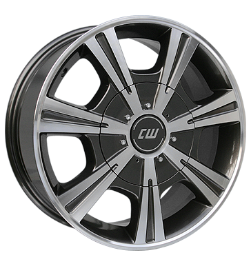 pneumatiky - 7.5x17 5x118 ET61 Borbet CH grau / anthrazit mistral anthracite polished ocelov rfek Rfky / Alu Elektrick Motorsport Autoprodejce