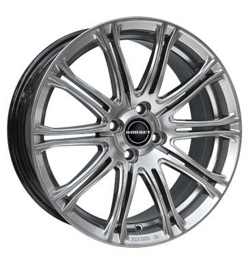 pneumatiky - 7x17 4x108 ET20 Borbet CW1 silber hyper silver tMotive Rfky / Alu Lehk nkladn vuz v lte kozel pneus