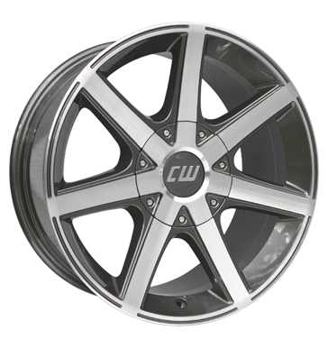 pneumatiky - 8.5x18 5x112 ET45 Borbet CWE grau / anthrazit mistral anthracite polished Offroad cel rok Rfky / Alu SCHMIDT Quad Autodlna