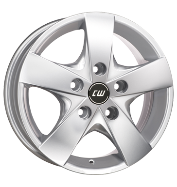 pneumatiky - 6.5x15 5x118 ET60 Borbet CWF silber crystal silver Chlazen - Air Rfky / Alu sportovn KOLA Motorsport b2b pneu