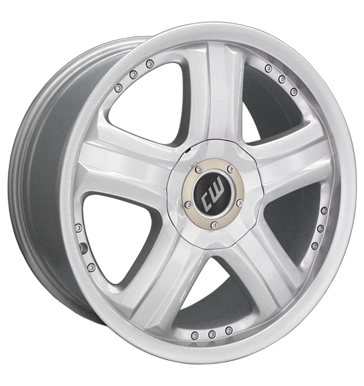 pneumatiky - 8x17 5x100 ET35 Borbet CX silber crystal silver Offroad cel rok od 17,5 