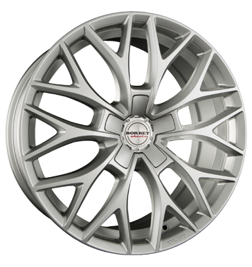 pneumatiky - 8.5x20 5x112 ET40 Borbet DY silber brillant silver ABSENCE Rfky / Alu ozdobnmi kryty automobilov sady Hlinkov disky