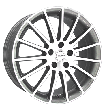 pneumatiky - 8x18 5x120 ET35 Borbet LS grau / anthrazit graphit poliert Offroad lto od 17,5 