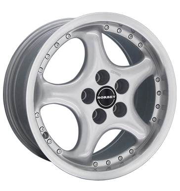 pneumatiky - 7x15 5x108 ET35 Borbet R silber silber Horn poliert Antera Rfky / Alu Test-kategorie 2 Offroad cel rok pneu b2b