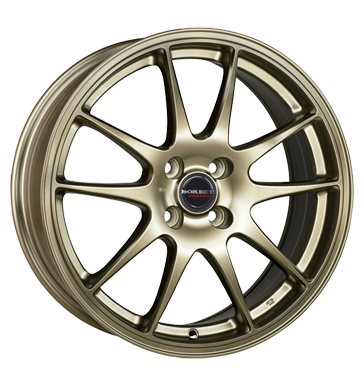 pneumatiky - 6.5x15 4x100 ET35 Borbet RS bronze bronce matt vstrazn trojhelnky Rfky / Alu Chiptuning + Motor Tuning psy Autodlna