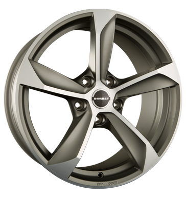 pneumatiky - 9x20 5x120 ET40 Borbet S grau / anthrazit graphite polished matt vfuk Rfky / Alu Autordio Rarity Opel disky