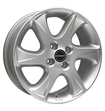 pneumatiky - 5.5x14 4x108 ET35 Borbet TC silber brillant silver Motocykly a motocyklov dly Rfky / Alu prslusenstv Truck Winter od 17,5 