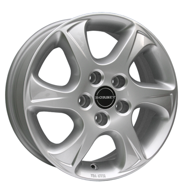 pneumatiky - 7x17 5x105 ET42 Borbet TC silber brillant silver propagace testjj Rfky / Alu celogumov Offroad cel rok Autoprodejce