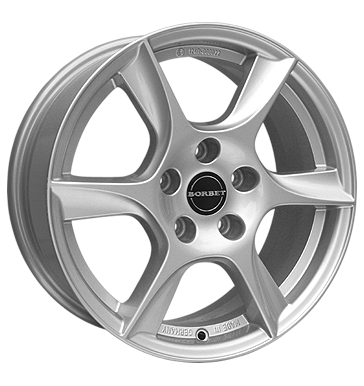 pneumatiky - 5.5x15 5x100 ET40 Borbet TL silber brillant silver koncovky Rfky / Alu TEAM DYNAMICS Offroad letn pneu b2b