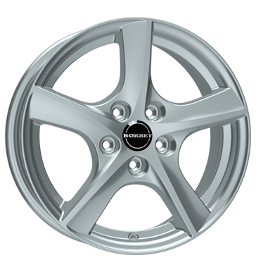 pneumatiky - 7x17 5x105 ET42 Borbet TL silber brillant silver denn Rfky / Alu Cepice a klobouky Motocykl Navigace a cestovn velkoobchod s pneumatikami