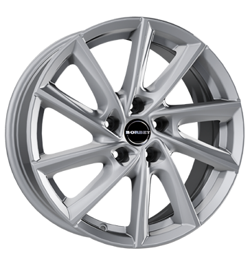 pneumatiky - 7.5x17 5x114.3 ET50 Borbet VT silber crystal silver MIGLIA Rfky / Alu AZEV Chafers: Motocykl pneu