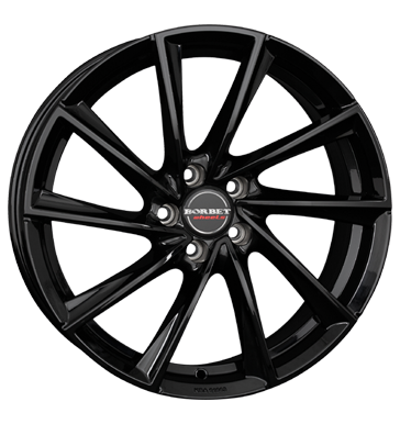 pneumatiky - 9.5x19 5x112 ET25 Borbet VTX schwarz black glossy Lorinser Rfky / Alu Csti RV + Caravan Toora Autodlna