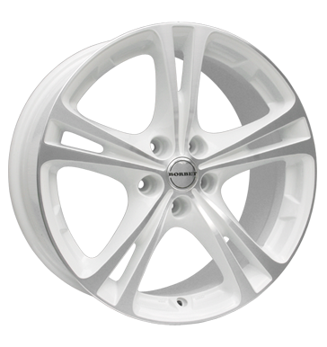 pneumatiky - 8x18 5x112 ET35 Borbet XL weiss rallye weiss front poliert Single Arm Rfky / Alu Csti RV + Caravan olejov filtr pneumatiky