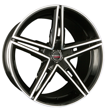 pneumatiky - 10.5x20 5x112 ET40 Borbet XRS schwarz black polished glossy myt oken Rfky / Alu Truck lto od 17,5 