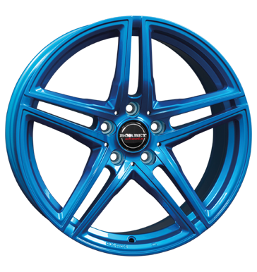 pneumatiky - 8.5x19 5x112 ET40 Borbet XRT blau candy blue letadlo Rfky / Alu ADVANTI Auto sklo Tool Velkoobchod