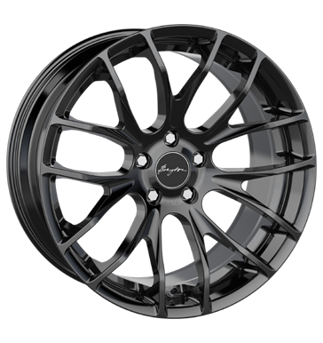 pneumatiky - 9.5x19 5x120 ET35 Breyton Race GTS schwarz glossy black bundy Rfky / Alu t-EC2 E85 ECU Offroad letn Hlinkov disky