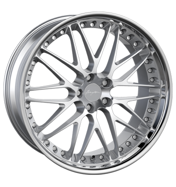 pneumatiky - 8.5x20 5x120 ET35 Breyton Spirit II silber hyper silver SSL vfuk Rfky / Alu Chrome Parts Sportluftfilter Hlinkov disky